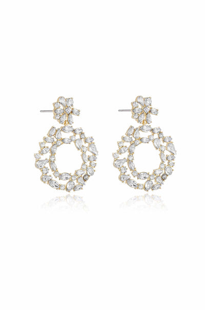 Explore More Collection - Crystal Bouquet Earrings