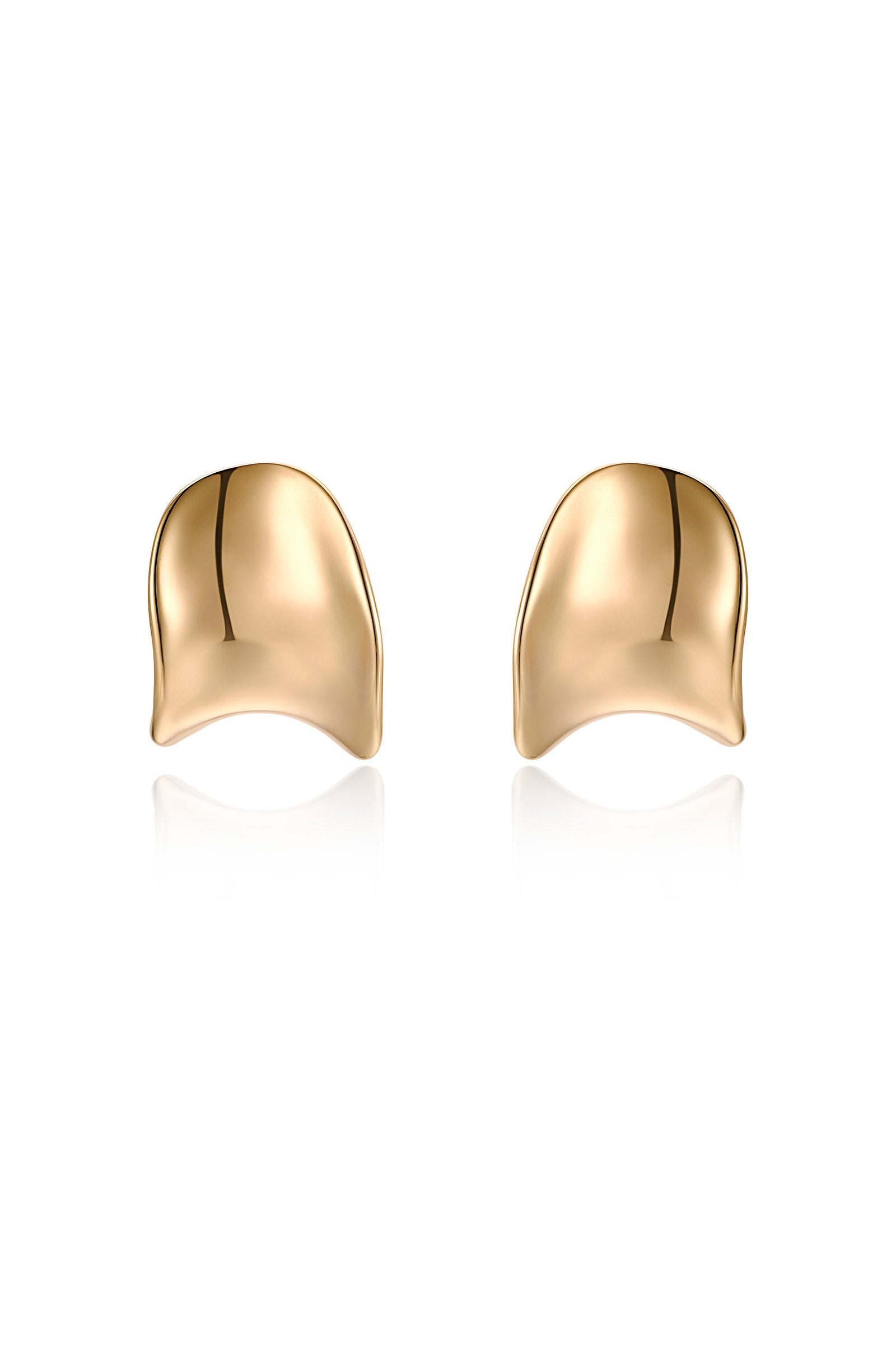 Explore More Collection - Curved Stud Earrings