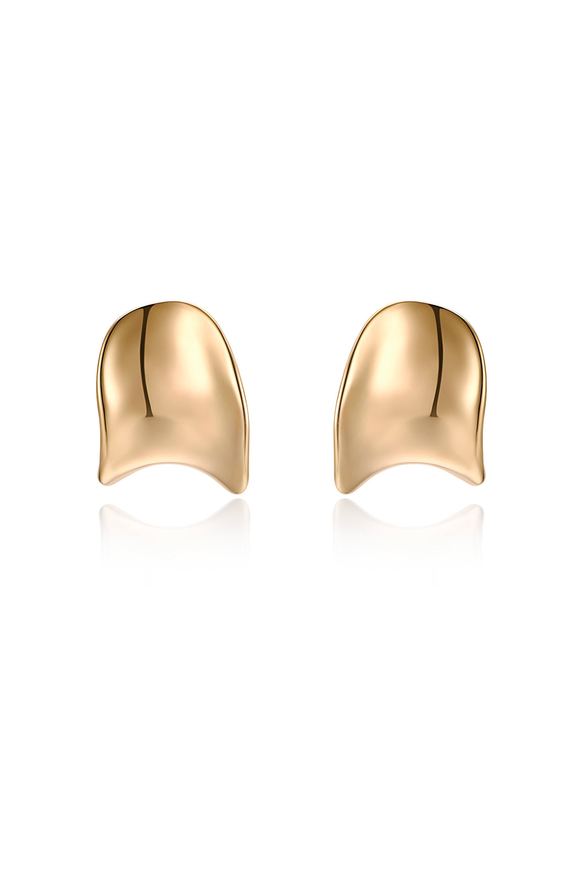 Explore More Collection - Curved Stud Earrings