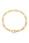 Explore More Collection - Cuffed Love Chain Link Necklace