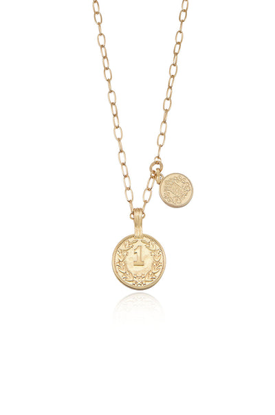 Explore More Collection - Simplicity Coin & Chain Necklace