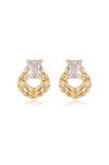 Explore More Collection - Crystal Encircled Earrings