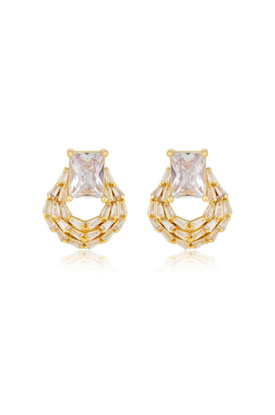 Explore More Collection - Crystal Encircled Earrings