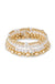 Explore More Collection - Freshwater Pearl Party Stack Bracelet Set