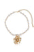 Explore More Collection - Golden Petals and Pearl Necklace