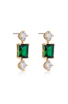 Explore More Collection - Emerald Beauty Dangle Earrings