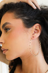 Explore More Collection - Simple Spark Crystal Hoops