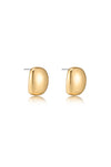 Explore More Collection - Minimal Curved Square Stud Earrings