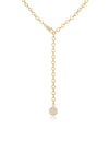 Explore More Collection - Circle Chain Adjustable Lariat Necklace