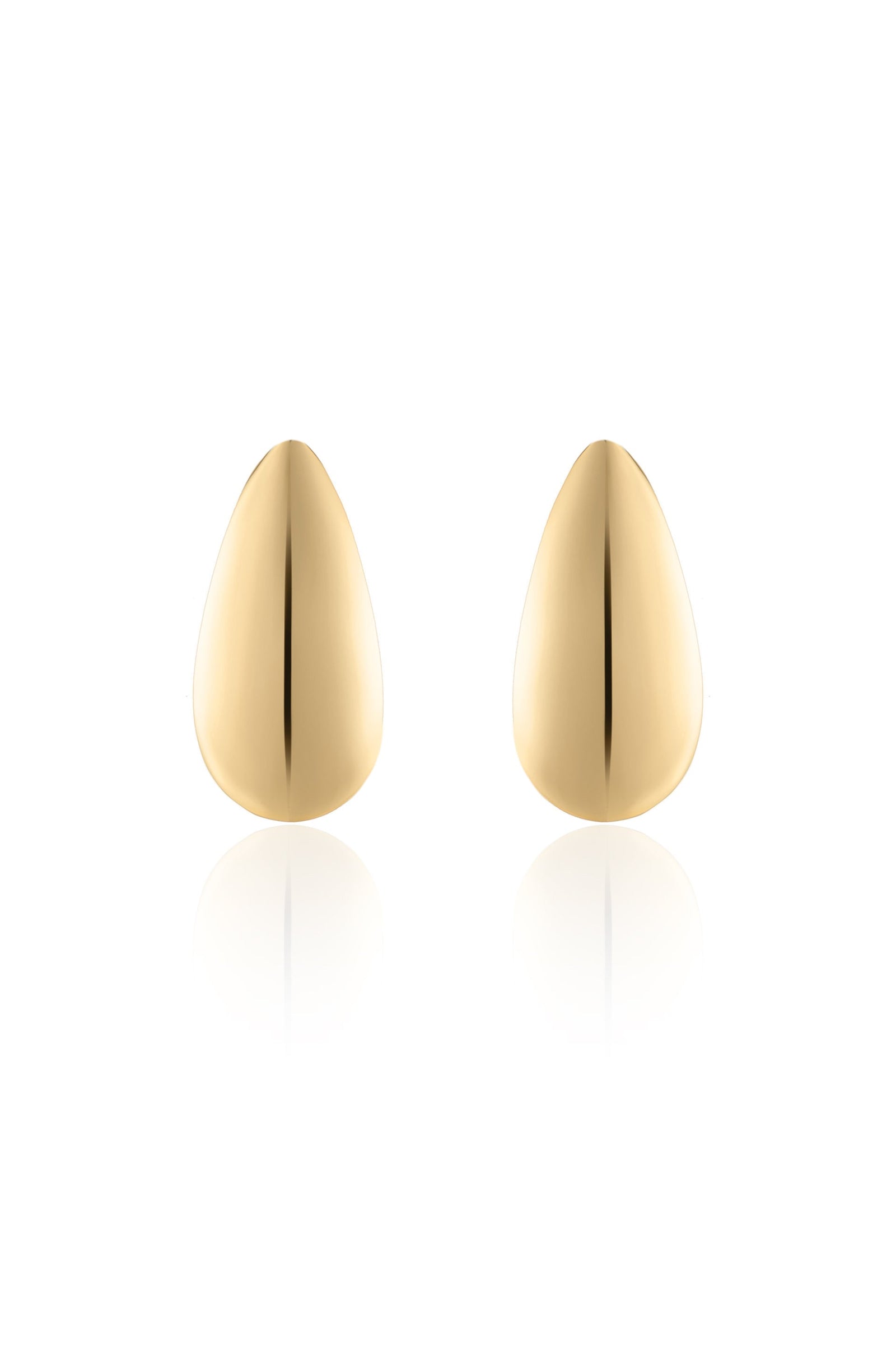 Explore More Collection - Golden Teardrop Earrings