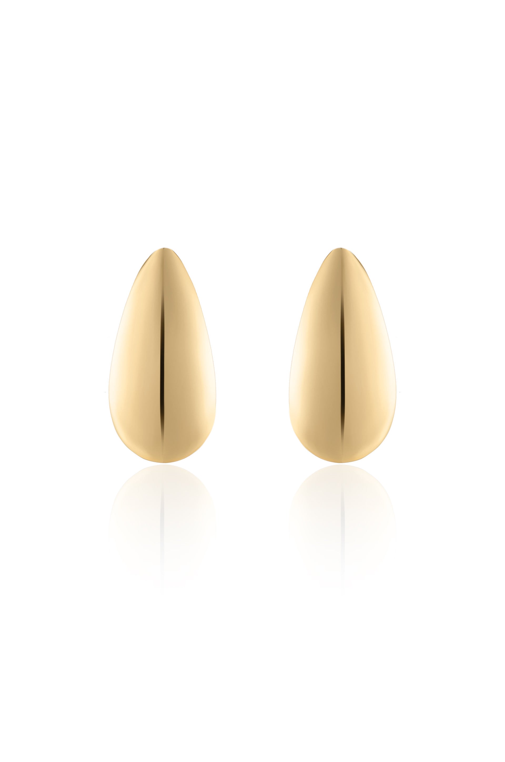 Explore More Collection - Golden Teardrop Earrings