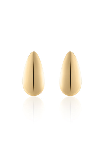 Explore More Collection - Golden Teardrop Earrings