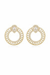 Explore More Collection - Glitter and Shine Circle Earrings