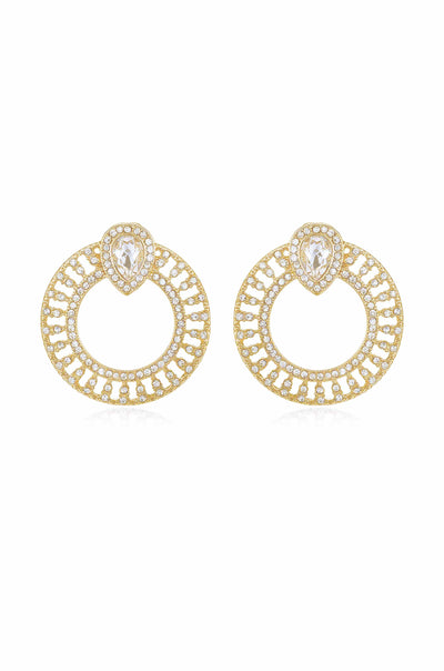 Explore More Collection - Glitter and Shine Circle Earrings