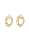 Explore More Collection - Glitter and Shine Circle Earrings