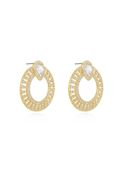 Explore More Collection - Glitter and Shine Circle Earrings