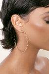 Explore More Collection - Simple Spark Crystal Hoops