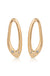 Explore More Collection - Molten Crystal Dotted Oval Earrings