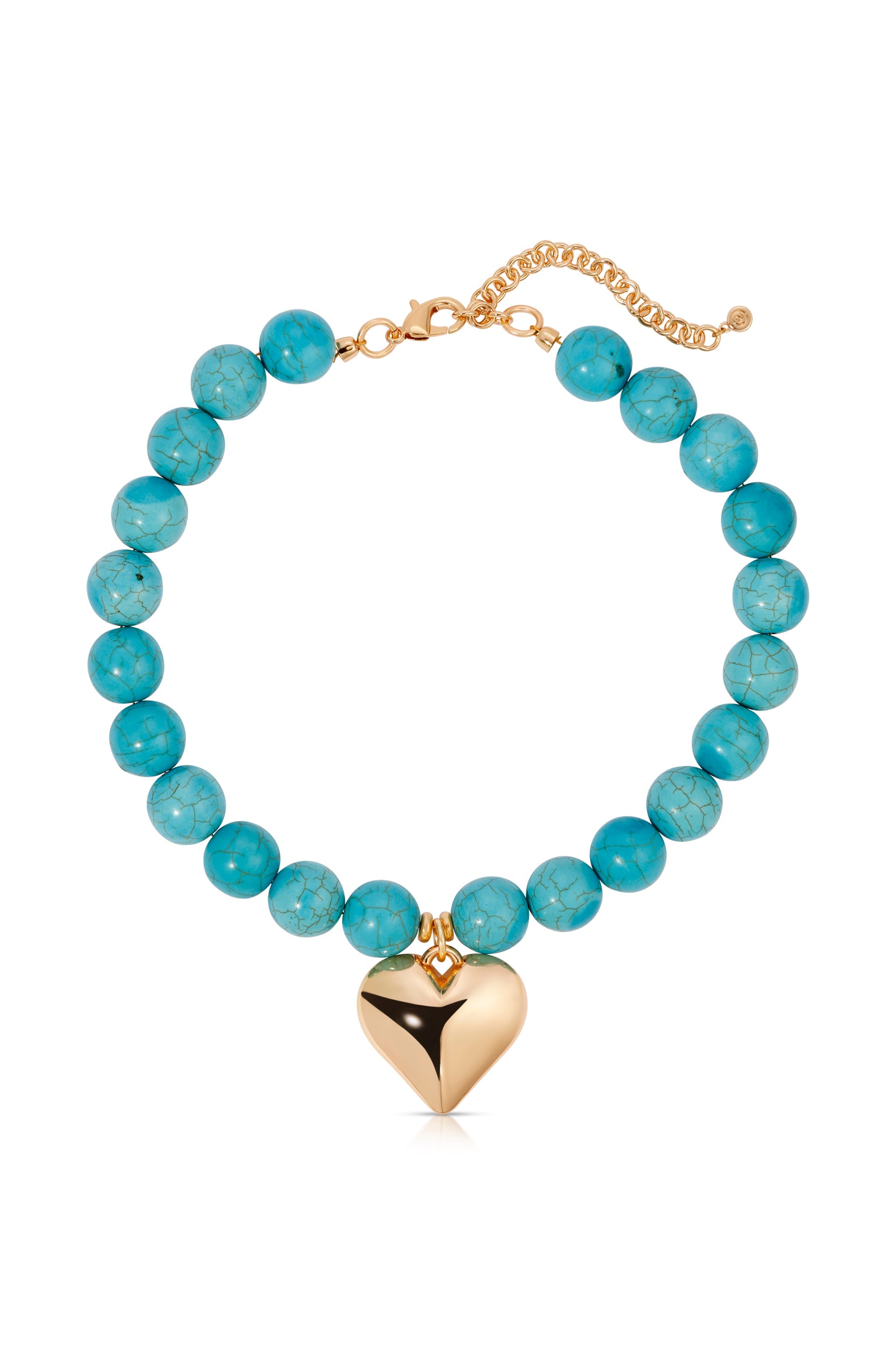 Explore More Collection - Luck and Love Turquoise Beaded Choker Necklace