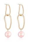 Explore More Collection - Mara Dangle Pearl Earrings