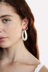 Explore More Collection - Pearl Wrapped Hoop Earrings