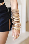 Explore More Collection - Flex Snake Chain Stretch Bracelet Set