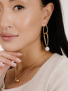 Explore More Collection - Mara Dangle Pearl Earrings