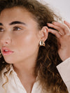 Explore More Collection - Curved Stud Earrings