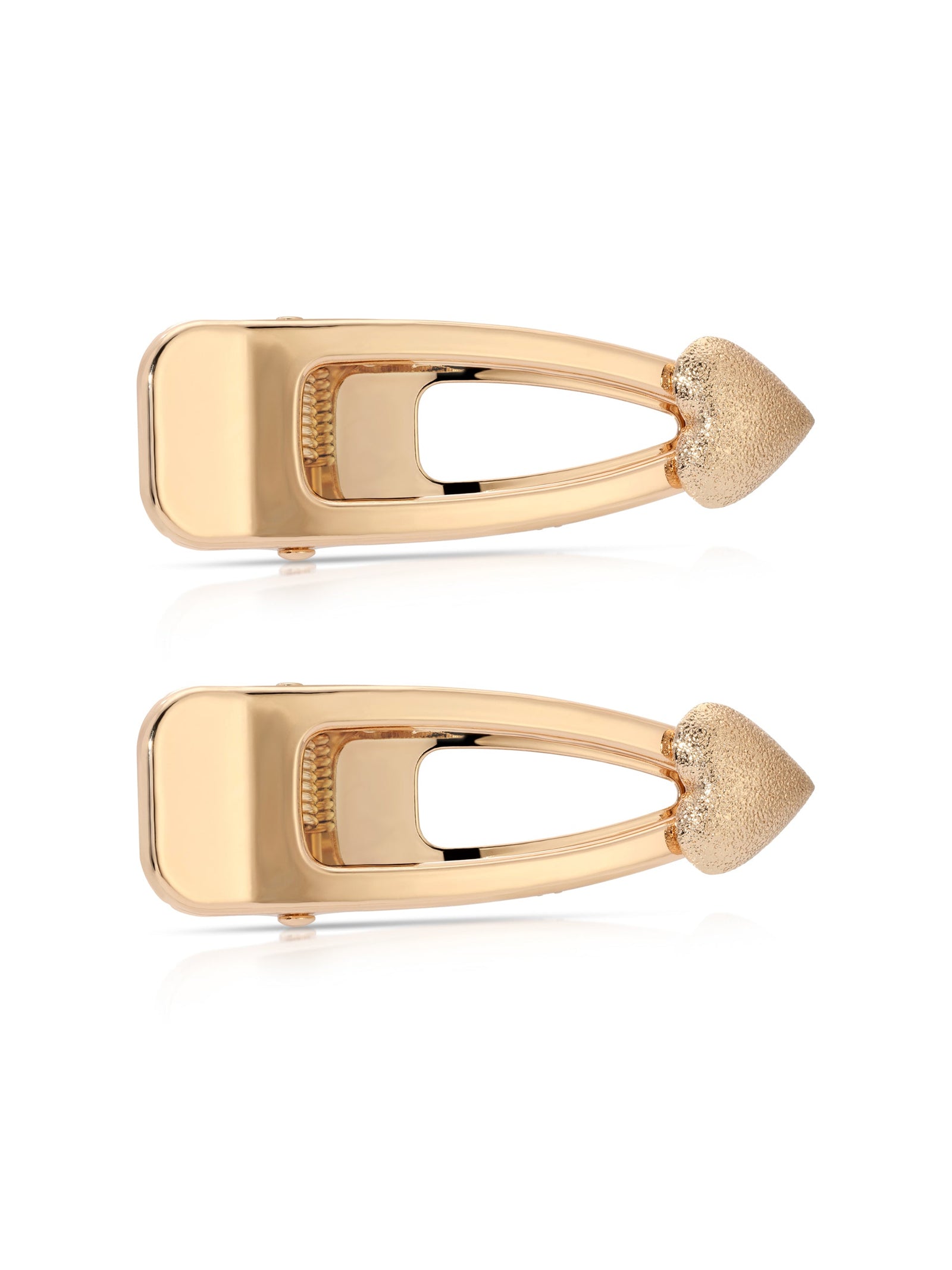 Explore More Collection - Double Love Clip Set in Gold