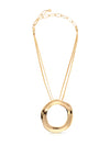Explore More Collection - Open Circle Statement Necklace