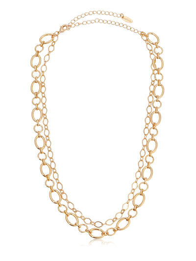 Explore More Collection - Large Links Double Chain Necklace