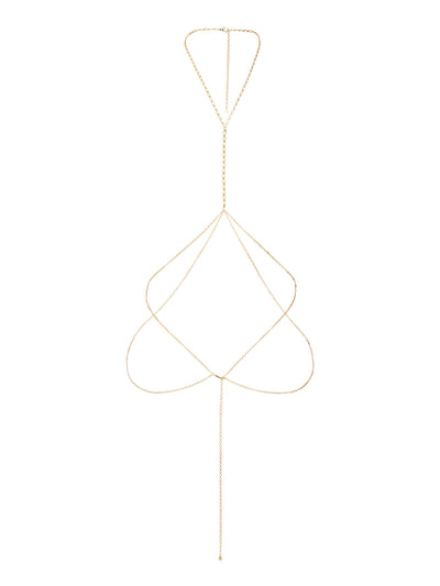Freshwater Pearl Line Body Chain