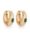 Explore More Collection - Emerald Deco Hoops