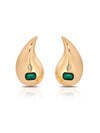 Explore More Collection - Emerald Droplet Earrings