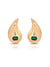 Explore More Collection - Emerald Droplet Earrings