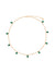 Explore More Collection - Emerald Deco Charm Necklace