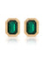 Explore More Collection - Emerald Deco Earrings