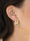 Explore More Collection - Emerald Droplet Earrings