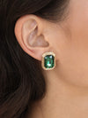 Explore More Collection - Emerald Deco Earrings