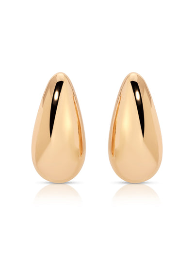 Explore More Collection - Golden Teardrop Earrings