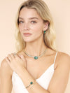 Explore More Collection - Emerald Deco Earrings