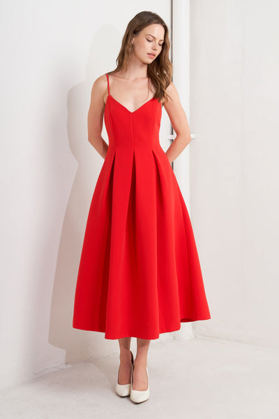 Explore More Collection - RUBY AFFAIR WOVEN MIDI DRESS