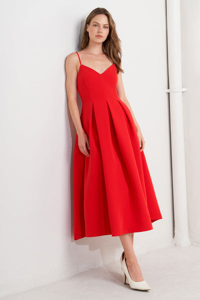 Explore More Collection - RUBY AFFAIR WOVEN MIDI DRESS