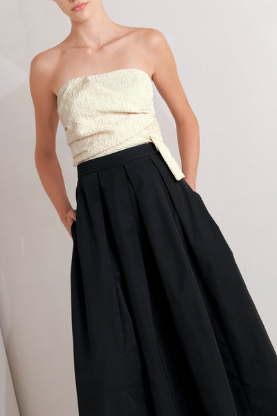 Explore More Collection - MONO BALLET WOVEN MIDI DRESS