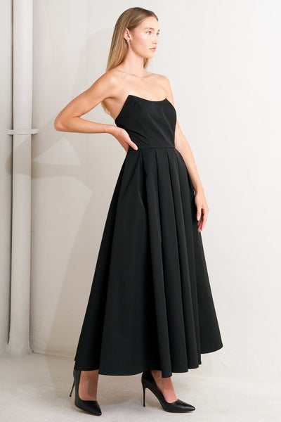 Explore More Collection - GALA NOIR WOVEN MIDI DRESS