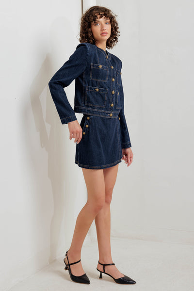 Explore More Collection - GLAM CODE DENIM JACKET
