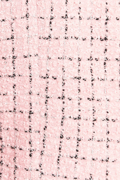 Explore More Collection - ROSÉ EDGE ENSEMBLE TWEED VEST