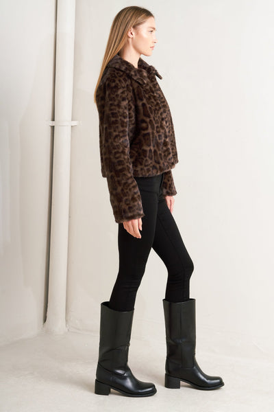 Explore More Collection - WILD FAME FAUX LEATHER JACKET