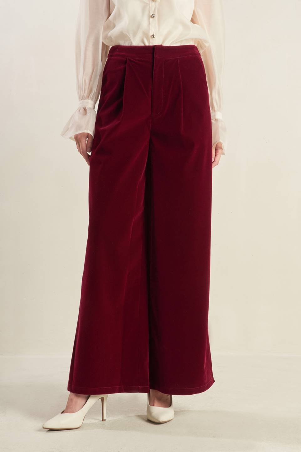 Explore More Collection - COY CHARM VELVET PANTS