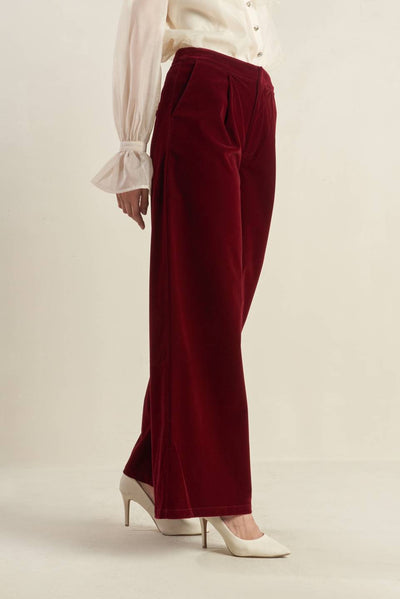 Explore More Collection - COY CHARM VELVET PANTS